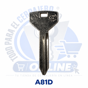 Llave Chrysler Larga A81D Y157 CHR-14