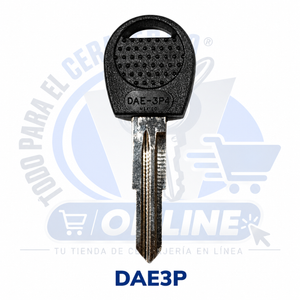 Llave Metalica para Matiz DAE3D Plastico