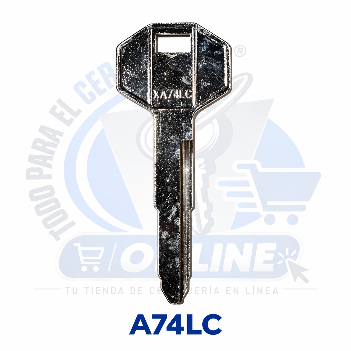 A74LC Llave Toyota A74LC Larga Guia