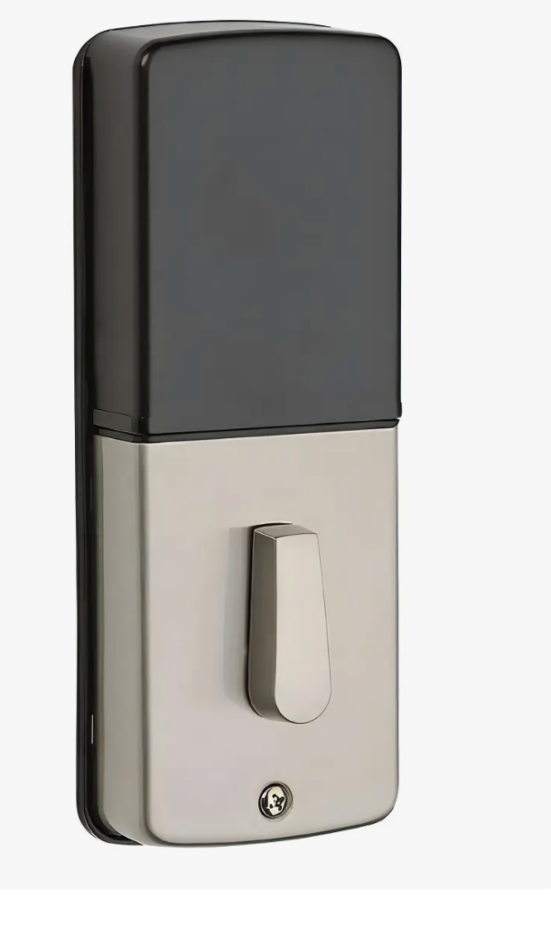 Cerradura Electrónica con llave y clave  Níquel Satinado 92750-001