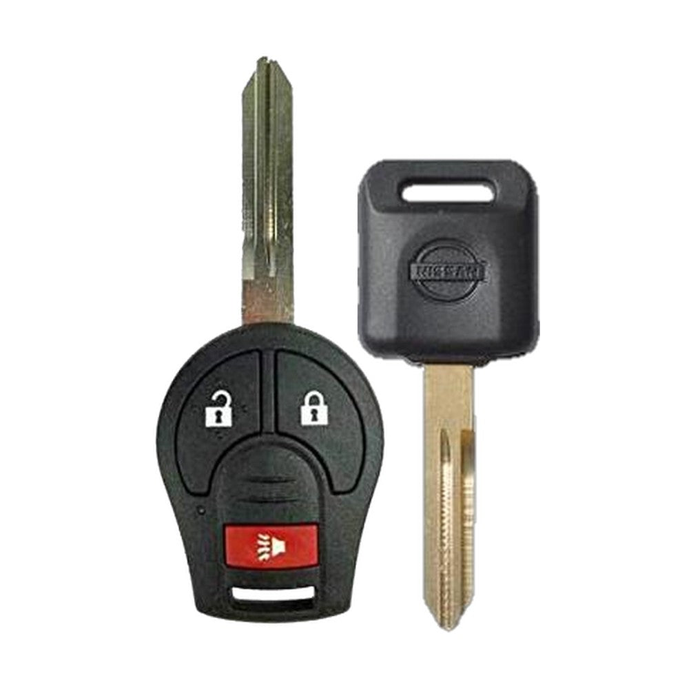 Llave con control integrado de 3 botones para Nissan, clave KBRASTU15