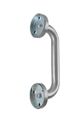 Jaladera Jako 30 cm con roseta de seguridad acero clave MAN-1/300 vista 2