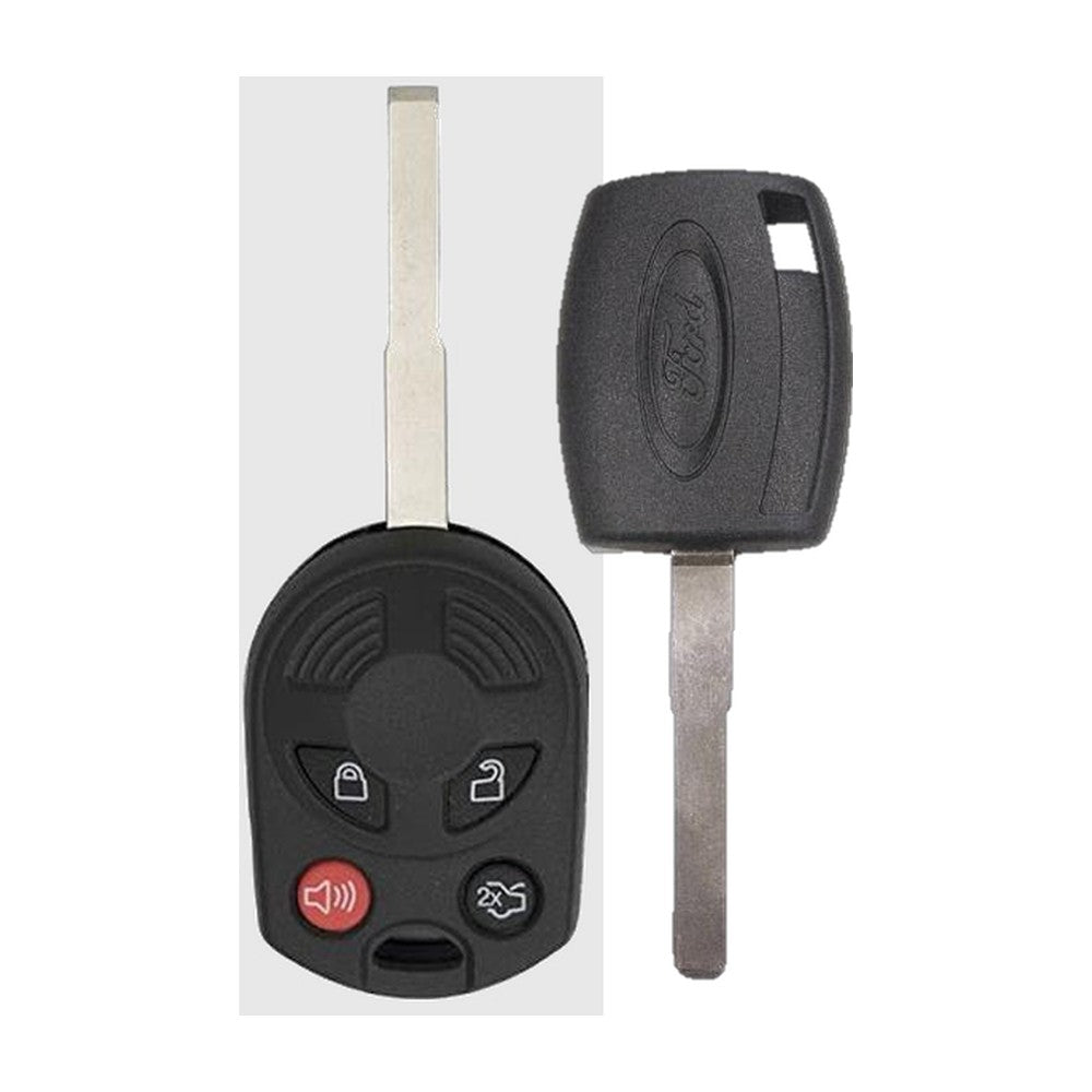 Llave con control integrado de 4 botones para Ford, clave OUCD6000022