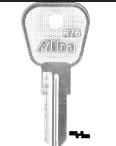 Llave Phillips Guia Delgada Izq. R76 — clave R76