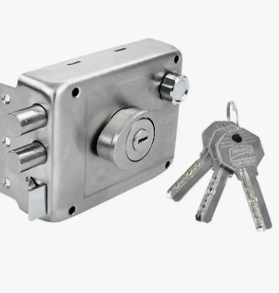 Chapa Phillips de Sobreponer Dos Barras y Resbalon Llave de Puntos Acero HS4200I - HS4200I | Todo Para El Cerrajero